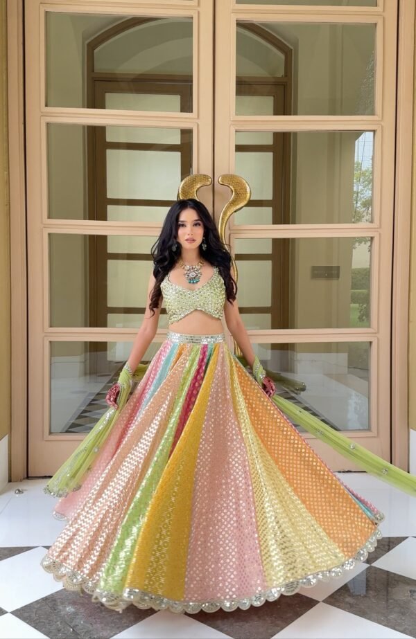 MULTI COLOURED LEHENGA