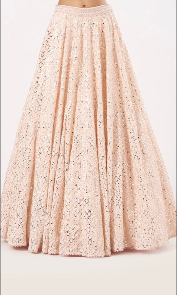 PEARL AND THREAD WORK LEHENGA - Image 3