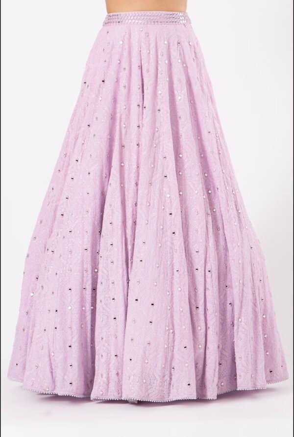 THREAD AND MIRROR LEHENGA - Image 4